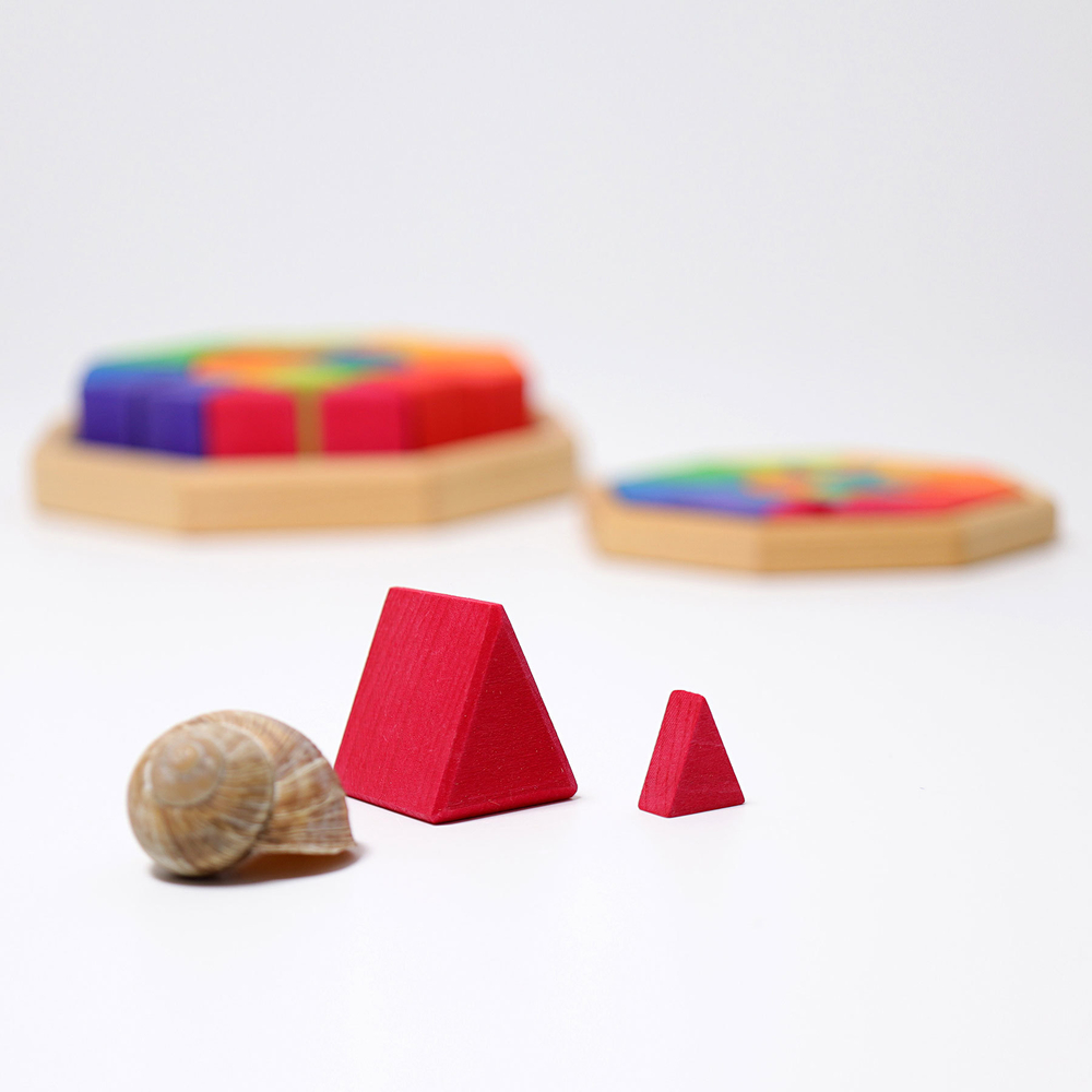 Деревянная обучающая мозаика "Октагон" малая, 32 детали