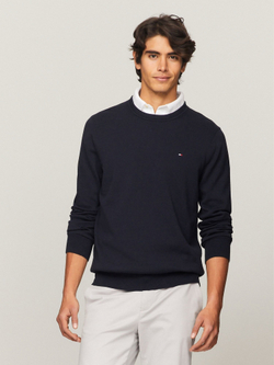 Свитер Tommy Hilfiger Solid Logo Navy