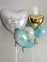 Воздушные шары на выписку для мальчика №8930