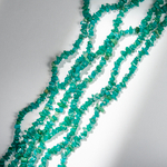 Амазонит натуральный, бусины фриформ, 5-12мм