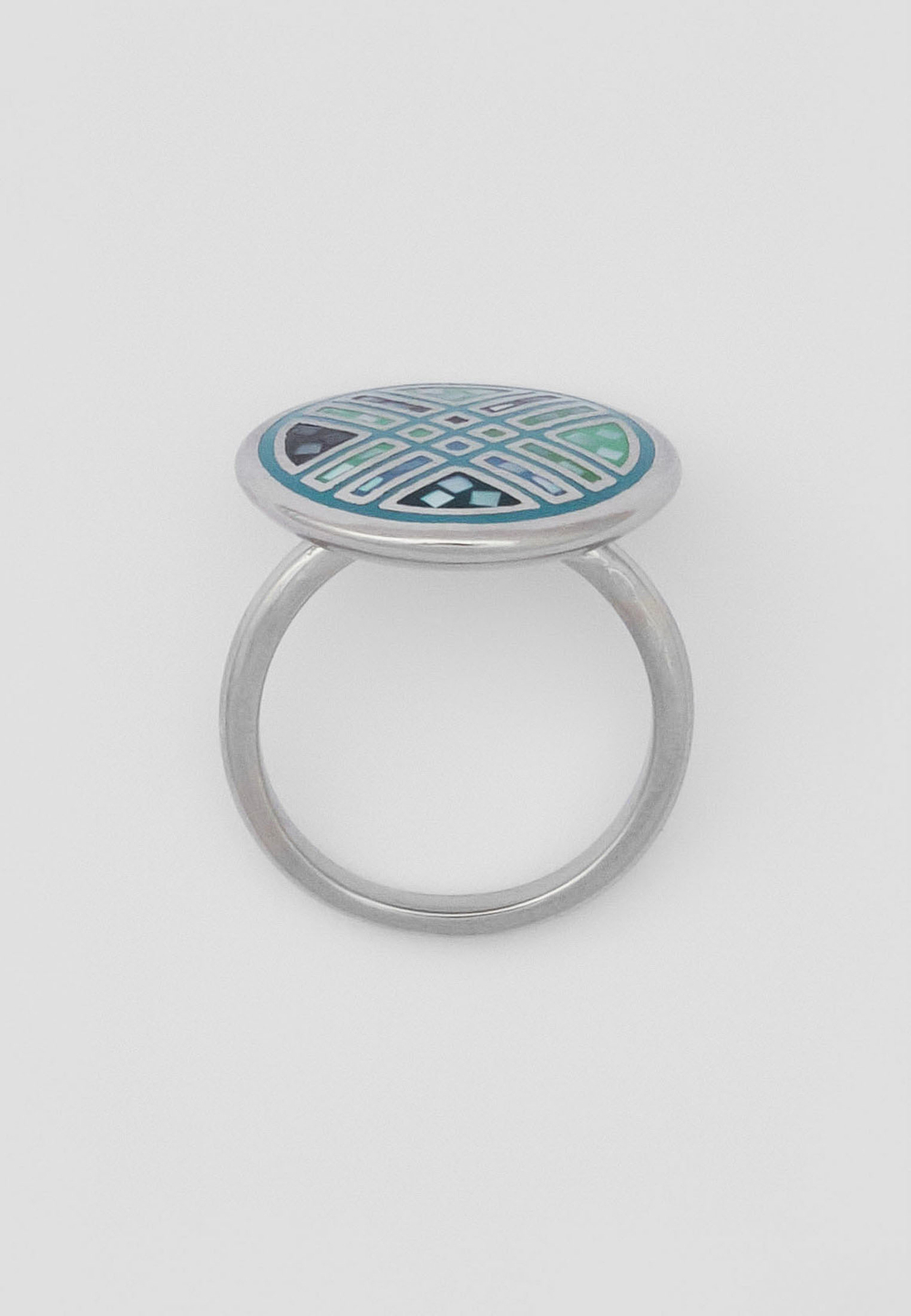 Кольцо SANYRAQ BLUE STEEL