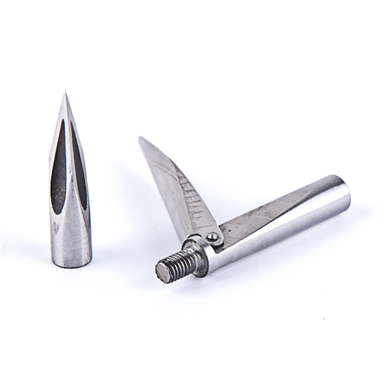 Наконечник Пиранья с желобом 1л, скруч. Головой SARGAN