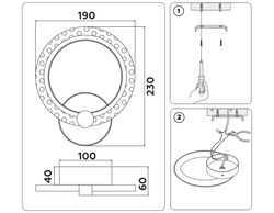 Ambrella Настенный светодиодный светильник Original FA415