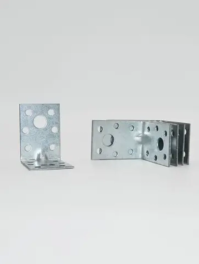 Уголок крепежный усиленный 50 x 50 x 35 мм, 25 шт.