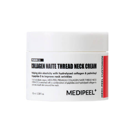 MEDI-PEEL Лифтинг-крем для шеи с пептидами и коллагеном Premium Collagen Naite Thread Neck Cream 2.0 (100 мл.)