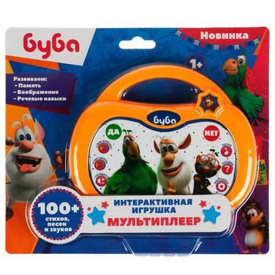 Мультиплеер "Буба" 100 стихов, песен, звуков, на блист. HT586-R3 (Умка)