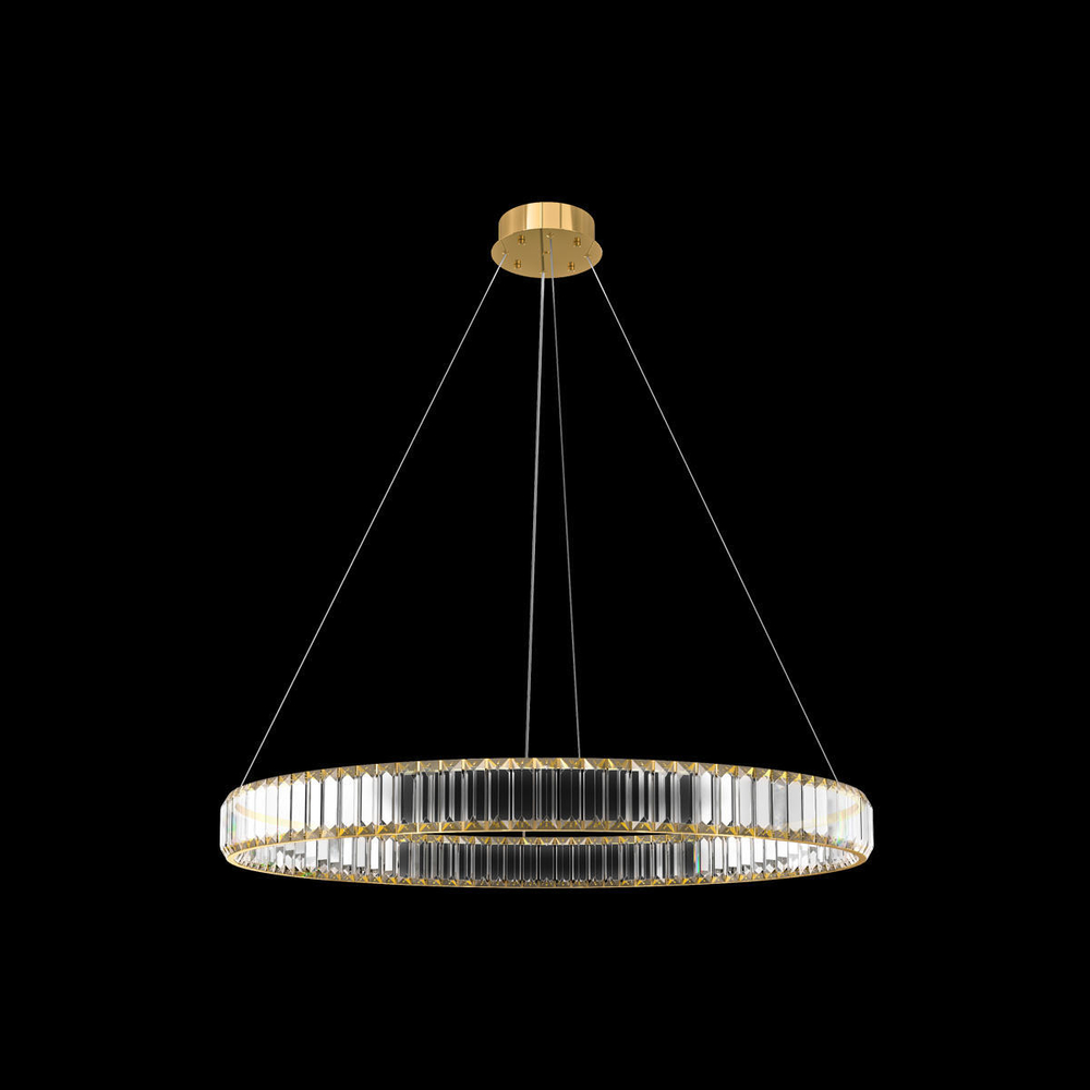10135/800 Gold Подвесной светильник LOFT IT Crystal ring