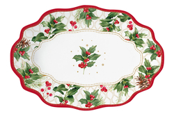 Блюдо 24.5х17см Easy Life Рождественские ягоды