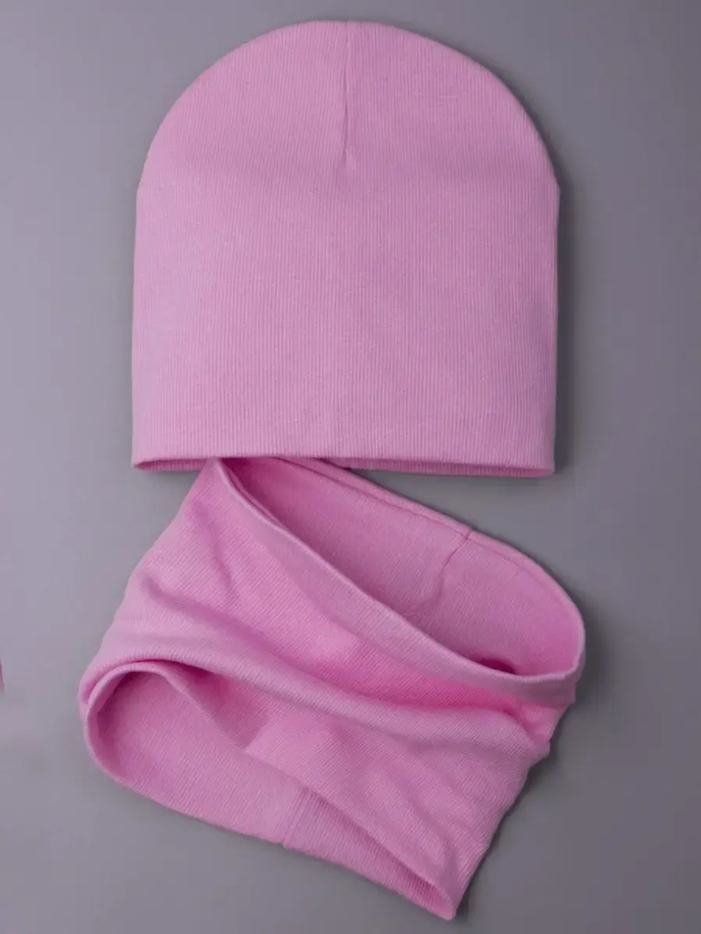 Шапка для девочки осенняя и снуд