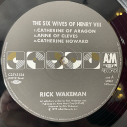 Винтажная виниловая пластинка LP Rick Wakeman The Six Wives Of Henry VIII (Japan 1986) (Obi)