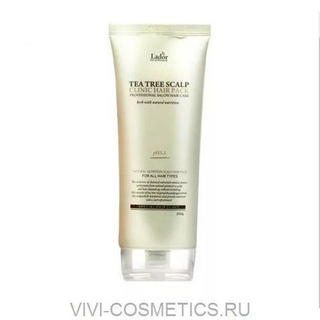 Маска-пилинг для кожи головы профессиональная LADOR Tea Tree Scalp Hair Pack 200 мл