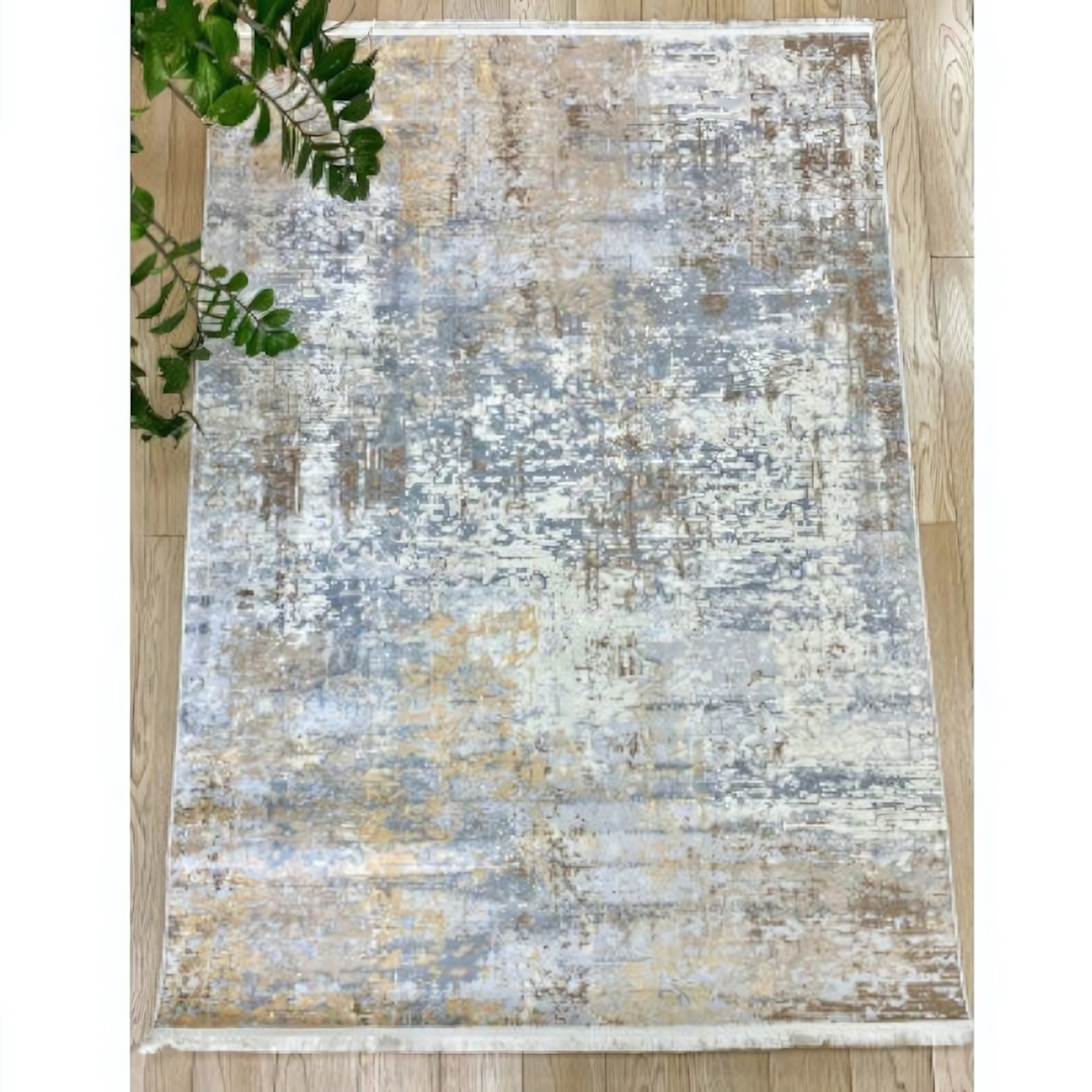 Коврик комнатный с бахромой на резиновой подложке ZALEL 80*150 BM041