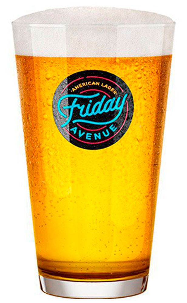 Пиво Глетчер Фрайдей Авеню / Gletcher Friday Avenue Lager - 22л