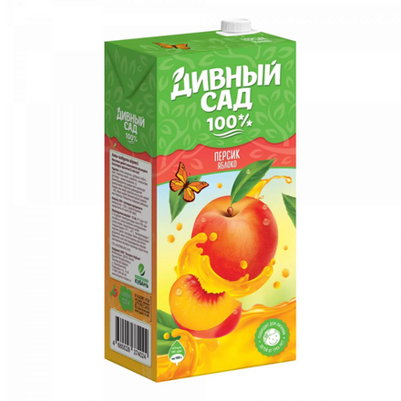 Натуральный сок Дивный сад персик-яблоко 1,93 л