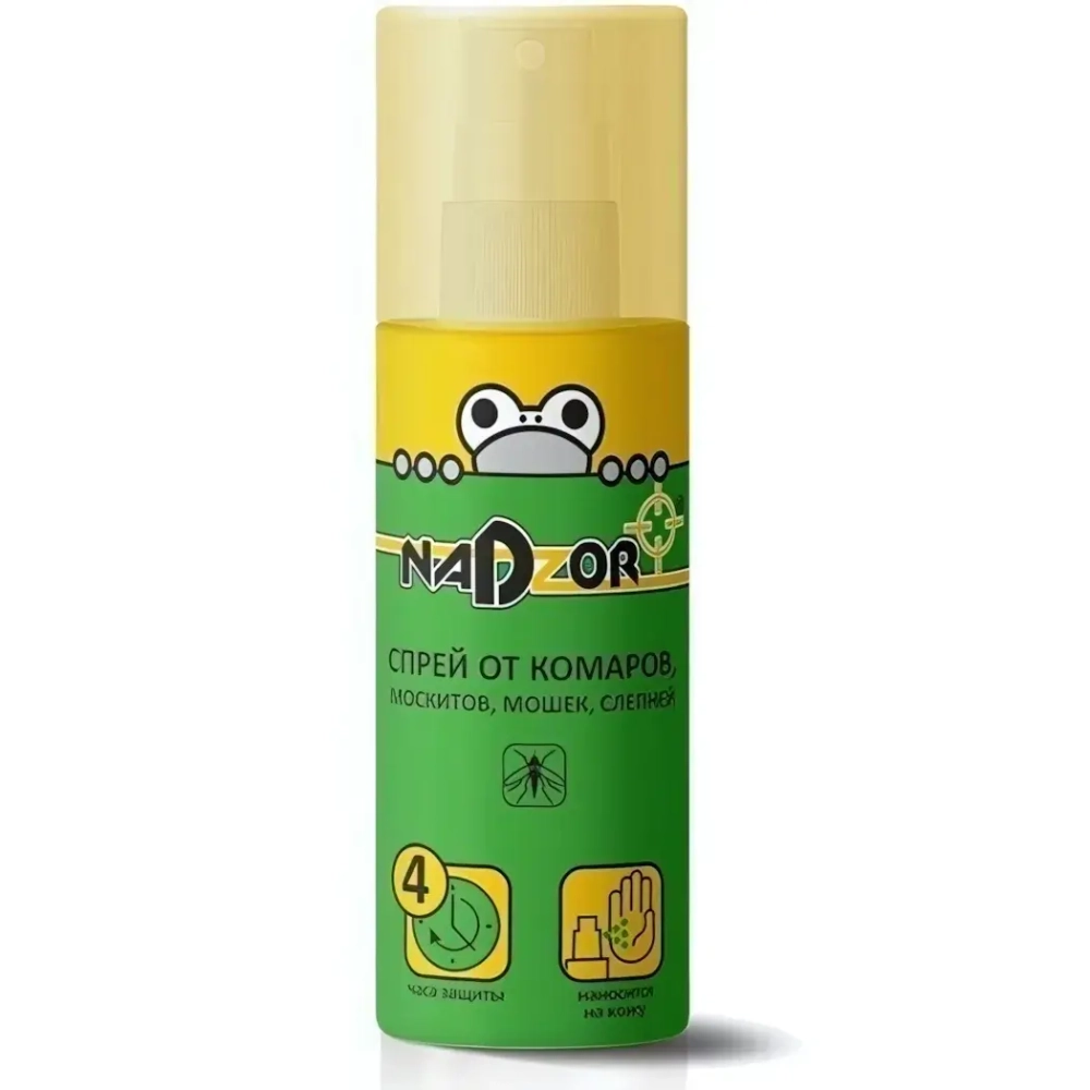 Спрей от комаров и мошек 100мл «Nadzor» ISK001N