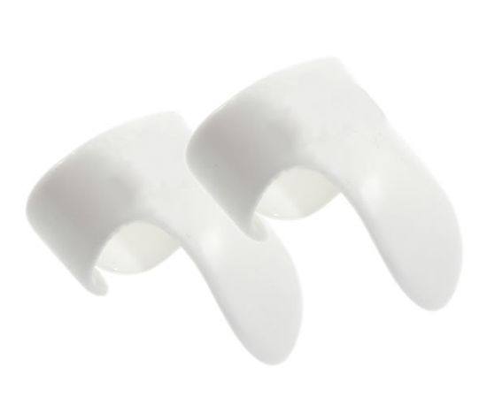 Медиатор на средний палец (коготь), белый, средний, 12 штук в пакете D'Andrea R374-MD-WHT