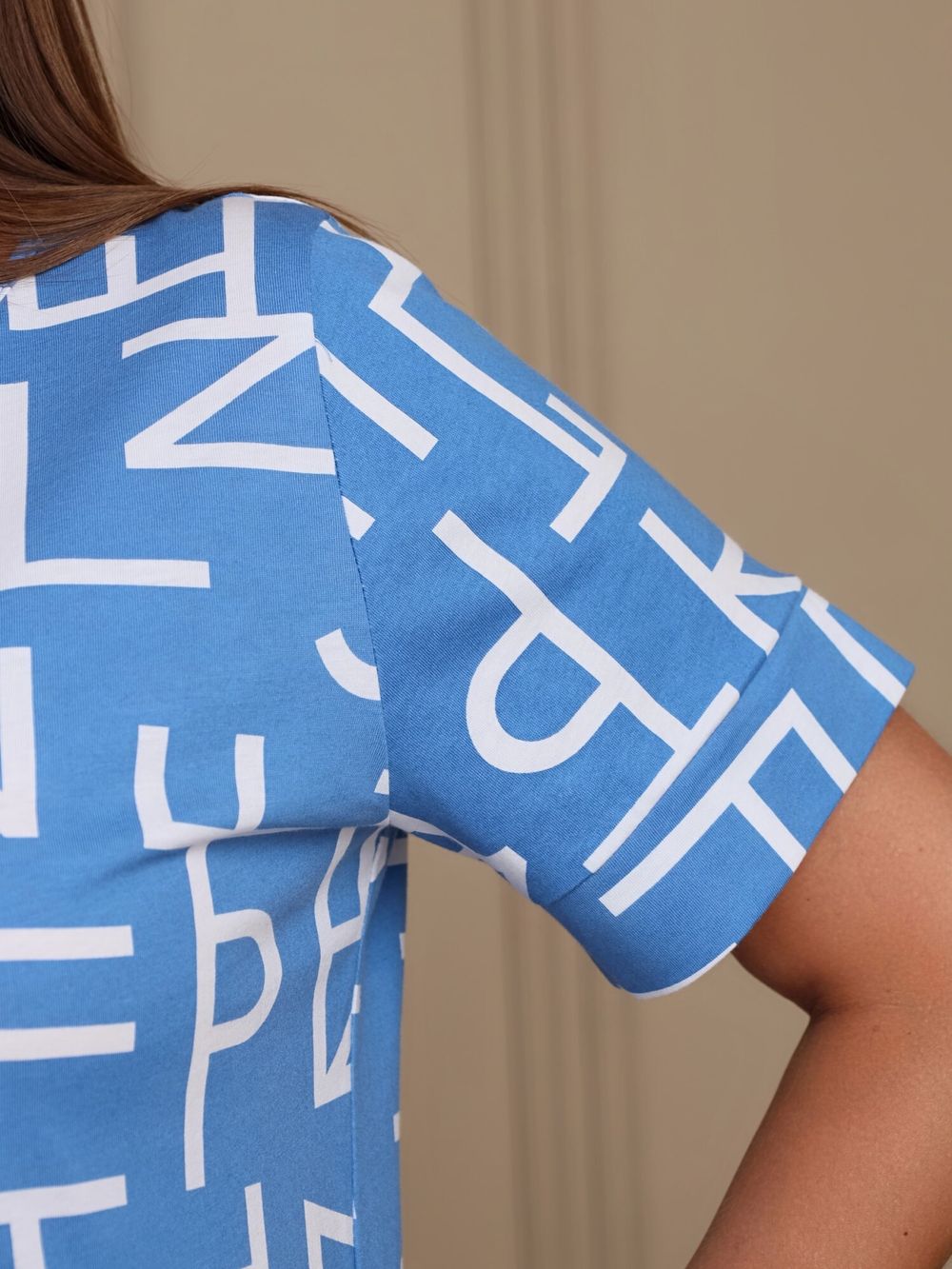 Халат Мотивы Виотекс ГОЛУБОЙ (Акция)