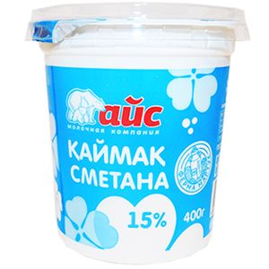 СМЕТАНА 15% 400ГР АЙС