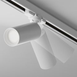 Трековый трехфазный светильник Maytoni Trinity Focus TR028-3-GU10-W