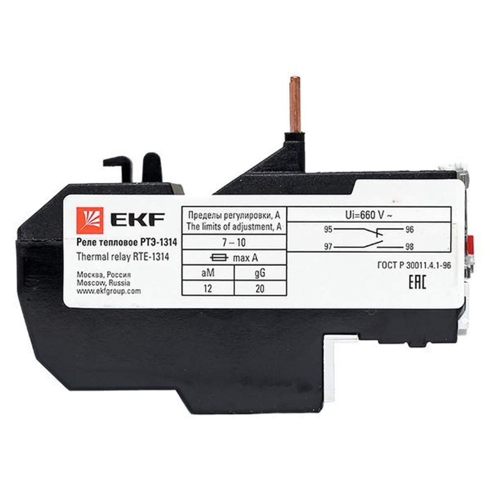 Реле тепловое РТЭ-1314 7-10А EKF PROxima