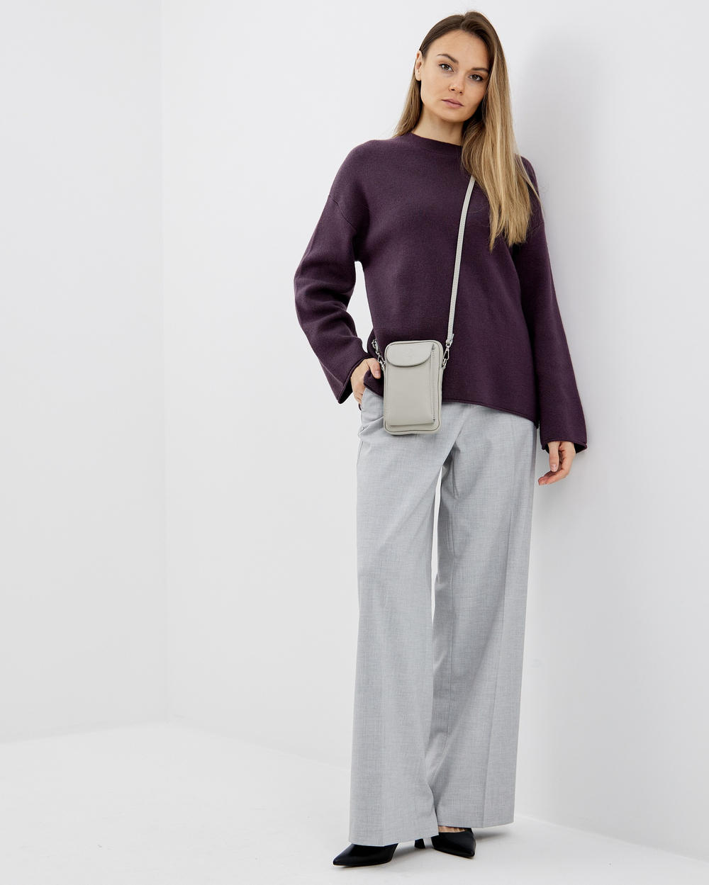 Сумка 524 03 серый светлый