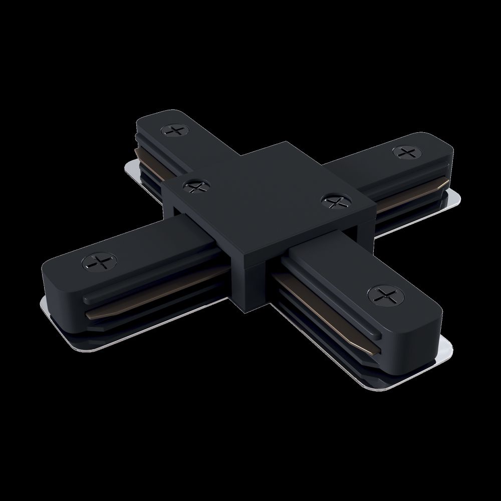 Коннектор Х-образный для однофазного шинопровода Maytoni Unity TRA001CX-11B