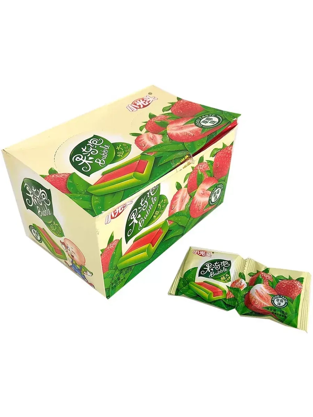 Жевательная резинка со вкусом Клубники 16 г * 30 штук