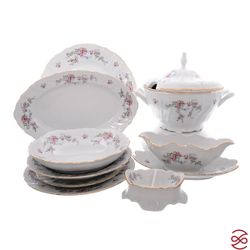 Столовый сервиз на 6 персон Bernadotte Дикая роза золото 27 предметов