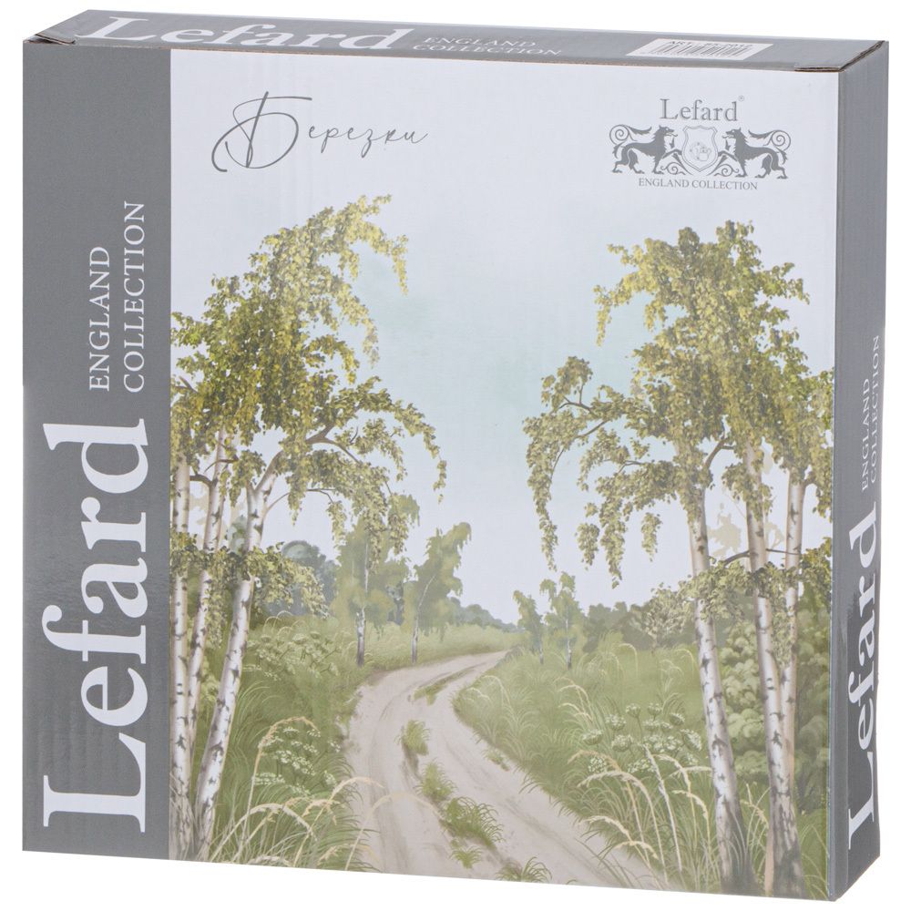 НАБОР ТАРЕЛОК ЗАКУСОЧНЫХ LEFARD "БЕРЕЗКИ" 2 ШТ. 20,5 СМ (КОР=9НАБ.)