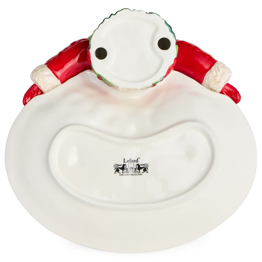 БЛЮДО LEFARD "ДЕД МОРОЗ" ГЛУБОКОЕ 22*21*12 СМ