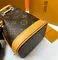 Сумка Louis Vuitton Nano Noé, коричневый