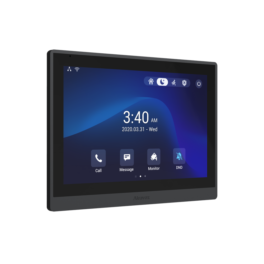 Akuvox IT88A (ЧЕРНЫЙ) Android SIP indoor wall monitor