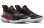 Under Armour Curry 7 Curry 7 low-cut black and red actual combat basketball shoes