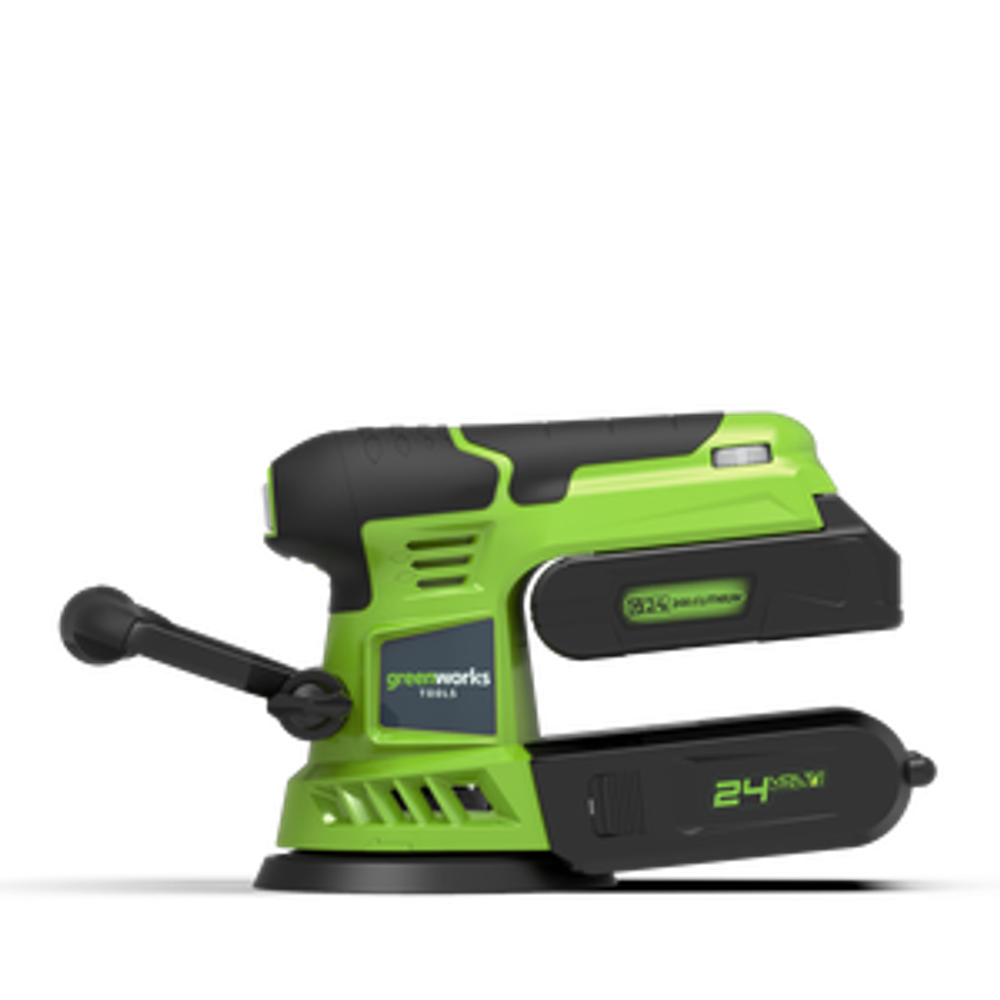 Шлифмашина Эксцентриковая Greenworks аккумуляторная G24ROS 24V без АКБ и ЗУ