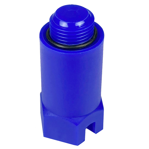 Заглушка резбовая PPRC 1/2" НР длинная,синяя 30374