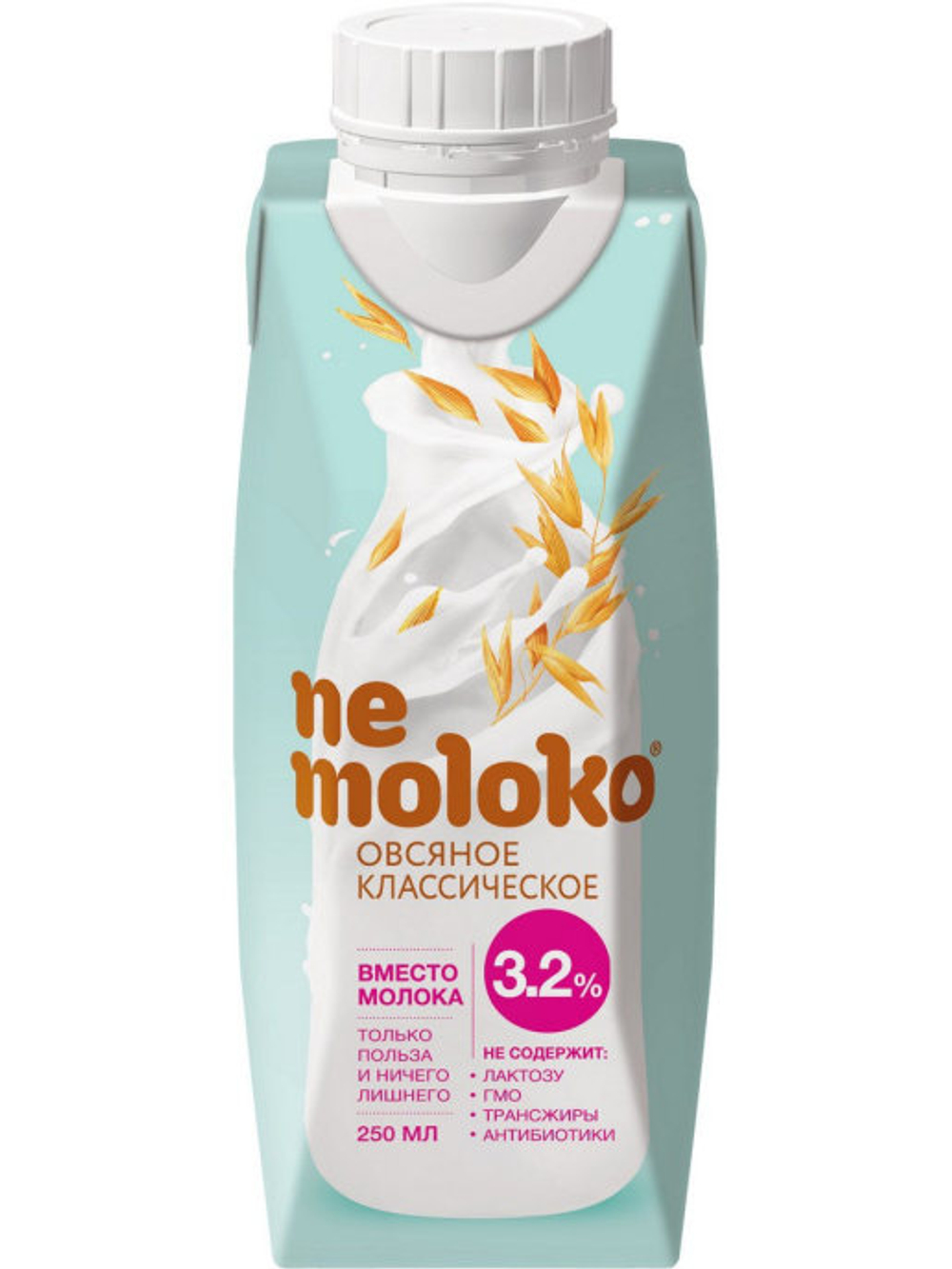 Напиток Nemoloko Немолоко Овсяный классический 3,2% 250 мл