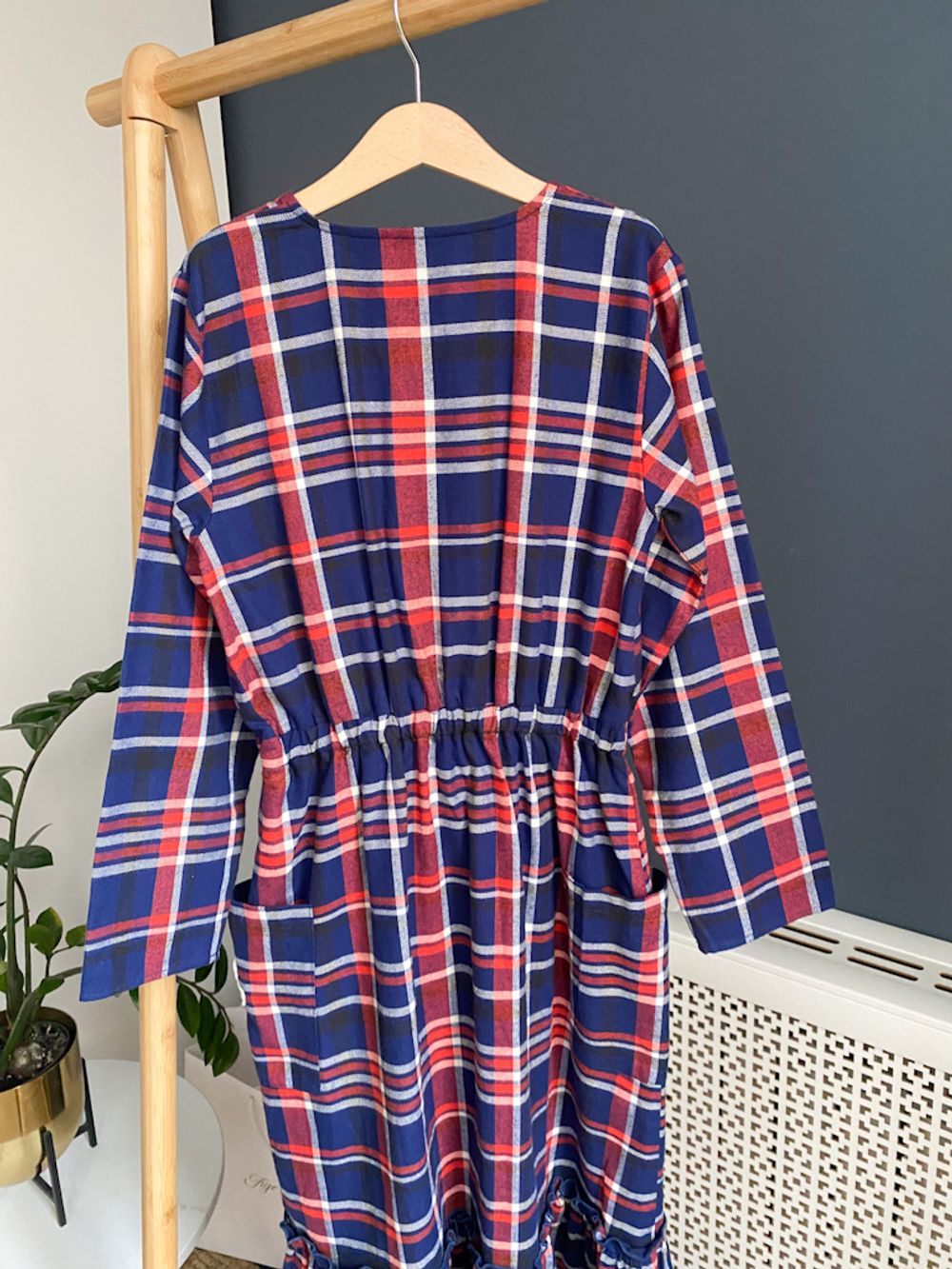 Хлопковое платье Mini Rodini, 146