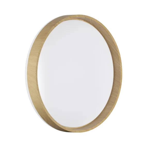 7684/DL BASICA SN 166 Светильник пластик/кор. под дер. LED 48Вт 4000K D390 IP43 GARI WOOD