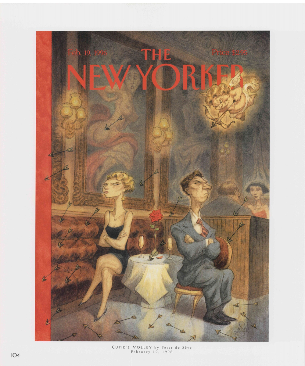 Постер журнала The New Yorker 19-02-1996, двусторонний