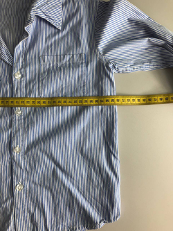 Рубашка GeeJay в полоску, визуально на 7/8 лет