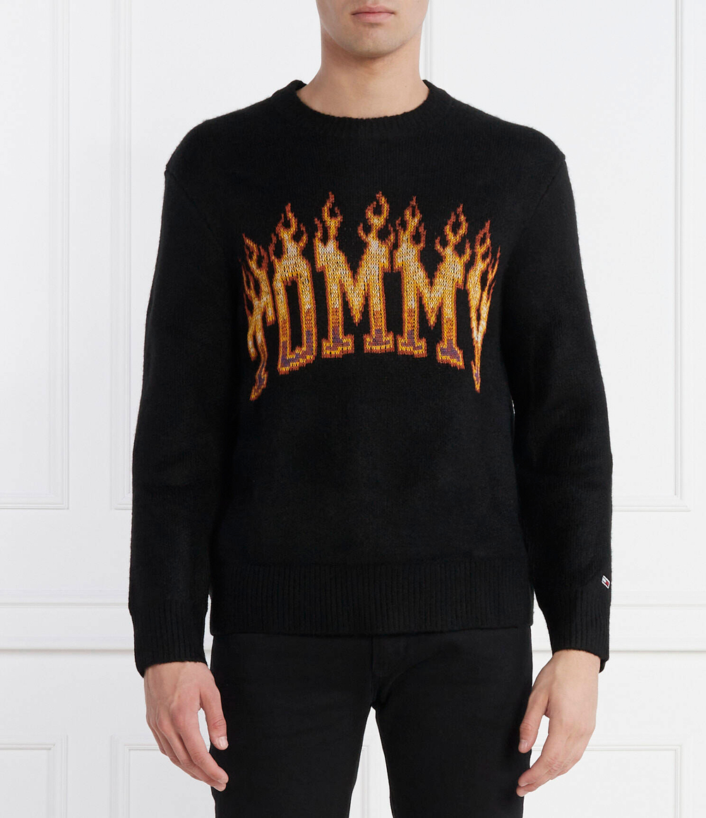 Свитер Tommy Jeans - черный(DM0DM17757)