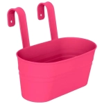 Кашпо-ведро настенное декоративное Большое розовый 300х250мм