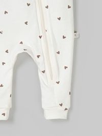 Слип на молнии "Сердечки" 0+