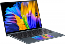 Ноутбук Asus Zenbook 14X OLED UX5400EA-KN132T Pine grey Core i5-1135G7/8G/512G SSD/14" OLED WQXGA+ (2880x1800)/Iris Xe Graphics/WiFi/BT/ScreenPad/Win10 (90NB0TA3-M02340)
