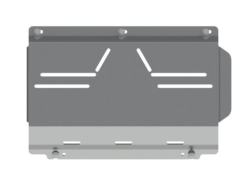 Защита радиатора (5 мм, алюминий) для Mitsubishi L200 Triton 2006-2015 (V = 2.4; 2.5TD; 3.2TD), Mitsubishi Pajero Sport II передняя часть 2008-2016 (V = 2.5TD; 3.0; 3.2TD; 3.5) Sheriff.14.2841