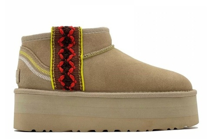 UGG Classic Ultra Mini Braid Platform Sand