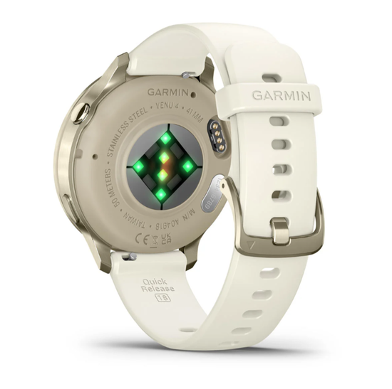 Умные часы Garmin Venu 4 - 41мм Lunar Gold with Bone Silicone Band