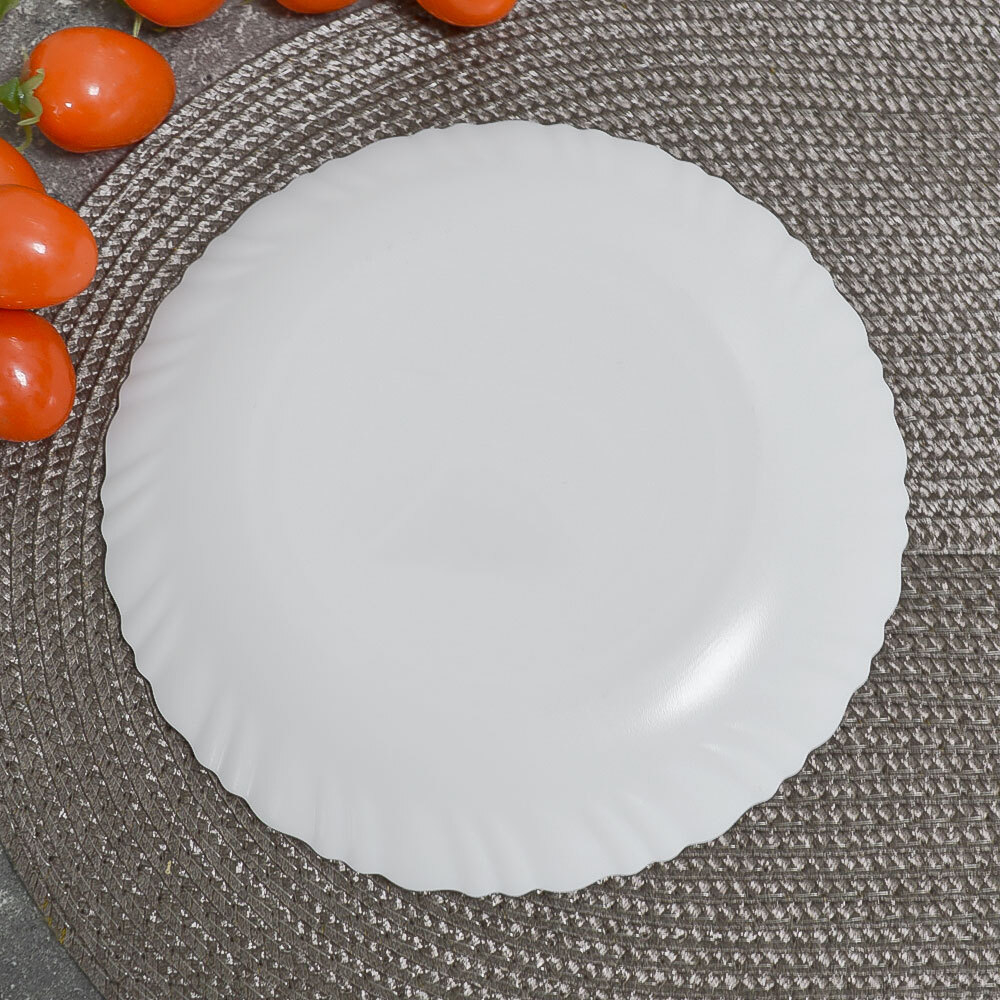 Тарелка десертная 19см Без деколи, стеклокерамика