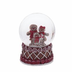 GAEM Фигурка декор в стекл шаре "Пряник", D 4.5 см, L4,5 W4,5 H7 см, 4в.