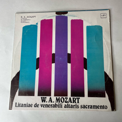 Винтажная виниловая пластинка LP W.A. Mozart, В. А. Моцарт, Litaniae De Venerabili Altaris Sacramento (СССР 1988)